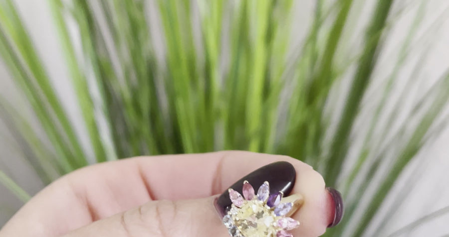 Yellow Sapphire Cocktail Ring